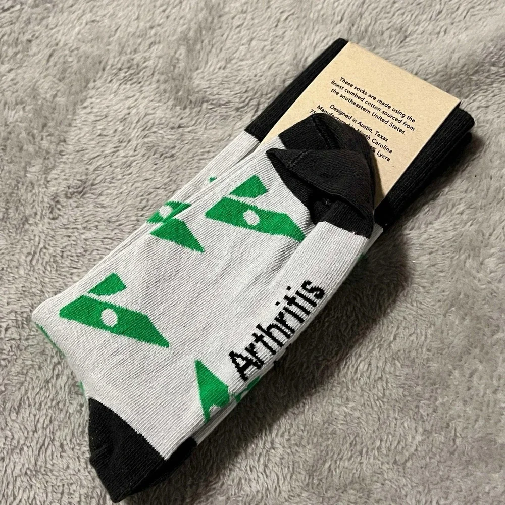 Sock Club‎ Arthritis Foundation Socks Brand New w/Tags Adults Unisex
